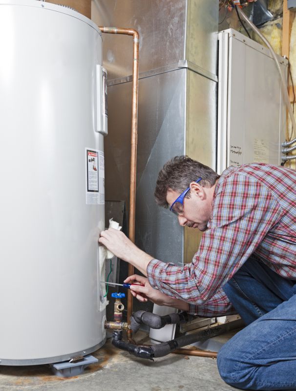 Water Heater Installation in Progress